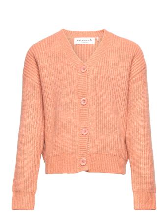 Cardigan Ls Stickad Tröja Cardigan Coral Rosemunde Kids
