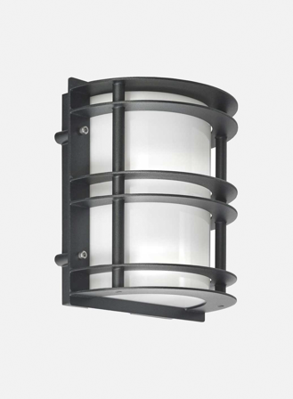 Stockholm 220 utelampe - sort/opal