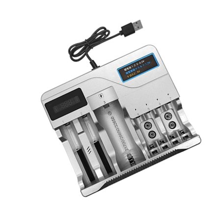 3.7V Lithium Batterioplader til 18650,26650,16340 Uafhængig Slotkontrol