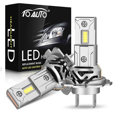 -2 stk. 100W 30000lm H7 Kraftig LED Forlygtepære Turbo H7 LED Lys Canbus Ingen Fejl Auto Forlygte 3570 Csp Bil 6500k Hvid 12v