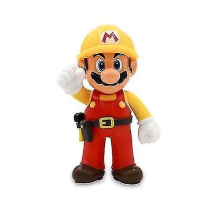 5'' Super Mario Bros Yoshi Toad Prinsessan Peach Wario Figurleksaksspeldocka Gåva
