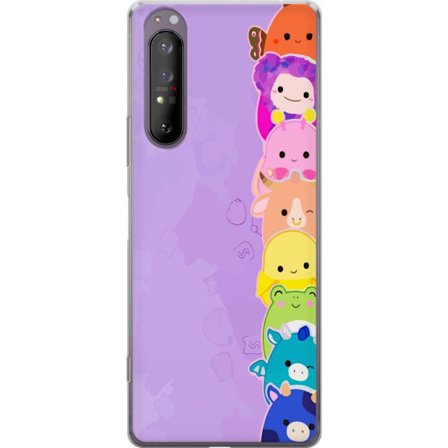 Yhteensopiva Puhelinkuori Sony Xperia 1 II Tumma siluetti Jeesuksesta, jolla on orjantappurakruunu mustaa taustaa vasten, voimakkaassa kontrastissa ja