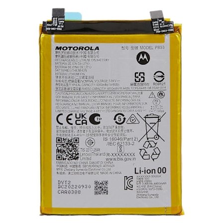 Til Motorola ThinkPhone 5G 3.89V 4850mAh Li-ion Polymer Batteri Samling Del (Kode: PB50)