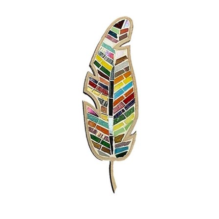 DIY Mosaikksett med Farget Glass - Lag Festlig Kunst til Høytider