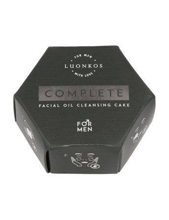 Luonkos Complete Facial Oil Cleansing Cake, For Men - Nude - 60 ml