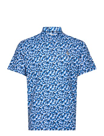 Original Penguin Golf | Underwater Mosaic Geo Polo | S