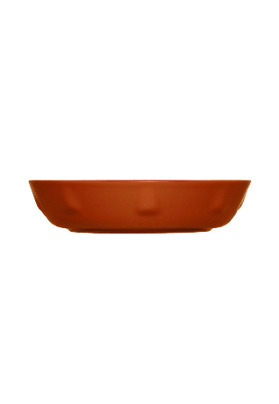 Iittala Solare Tallrik Djup 22cm Terracotta Serveringstillbehör Orange 22 CM