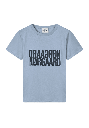 Mads Nørgaard Single Cotton Trenda P Tee Överdelar Dam Blå L