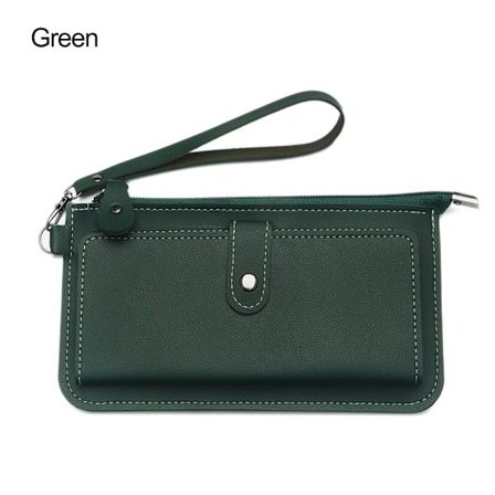 Spänne Lång Plånbok Korthållare Plånbok GRÖN - high quality