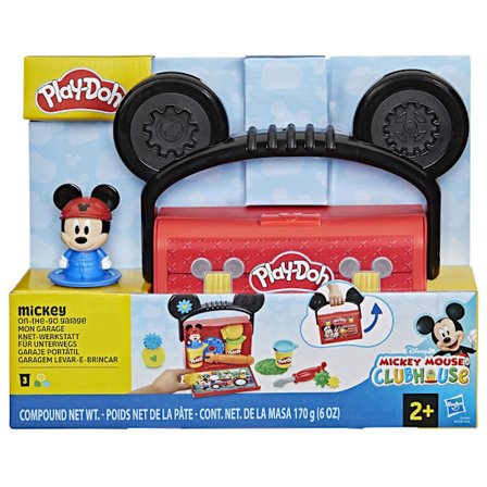 PLAY-DOH Disney Jr. On The Go Garage-legesæt