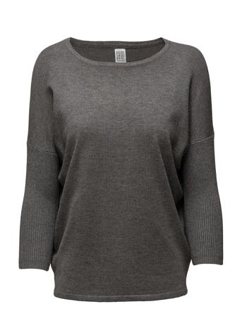A2561, Milasz R-Neck Pullover Pullover Grå Saint Tropez