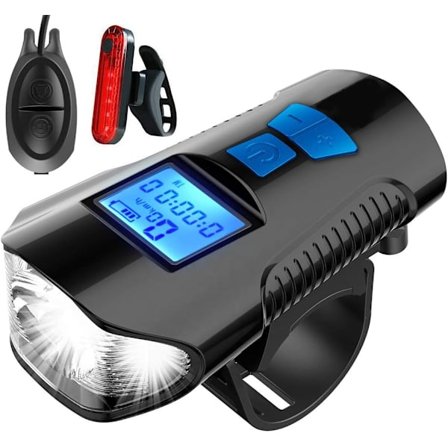 11 LED sykkellykter USB oppladbare foran og bak sykkel He