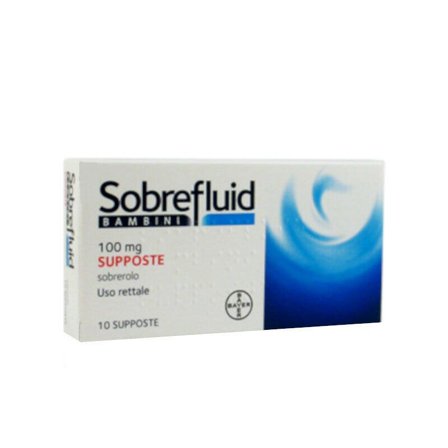 Sobrefluid Bambini 10 Supposte 100mg