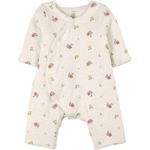 Kids - Petit Bateau White Floral One-piece 18 Months - All in ones - 18 months - White