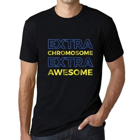T-tröja för män Down Syndrome Extra Kromosom Extra Awesome – Down Syndrome Extra Kromosom Extra Awesome – T-shirt