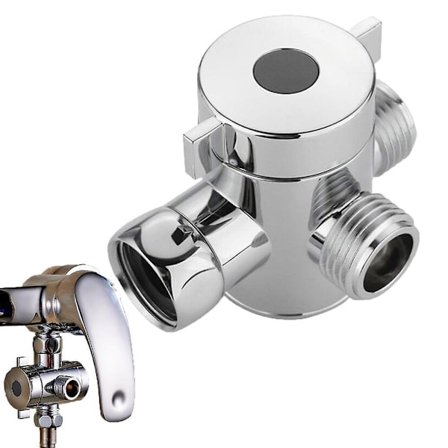 Shower Conversion Water Out Of The Tee Arm Shunt Shunt Shunt Pipe Diverter Valve Inlet Pipe Fittings Faucet Bathroom Tool