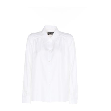 Boutique Moschino Formal Shirts , Wit , Dames , Maat: L
