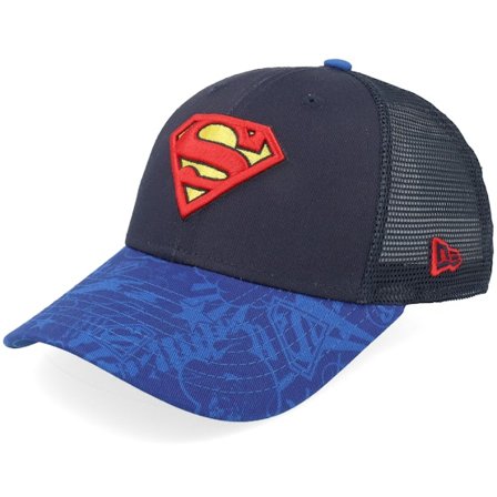 Kinder New Era - Blau trucker Cap - Kinder DC 9FORTY Navy/Blue Trucker @ Hatstore