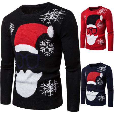 Julfarstryckta Printed Plagg Black M