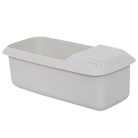 Mikrobølgeovn Nudler Pasta Spaghetti Komfur Afløbsbakke til Køkkentilbehør Hvid