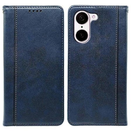 Til OnePlus Nord CE5 5G Etui Skjult Magnetisk Lukning Kalvetekstur Læder Telefoncover