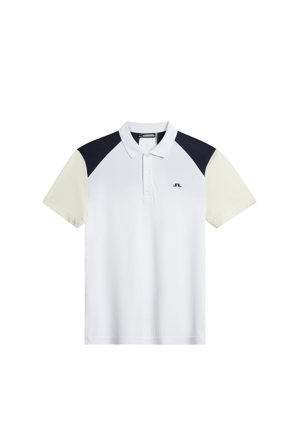 J.Lindeberg - Golf - Block Polo - Weiss - Mann - S