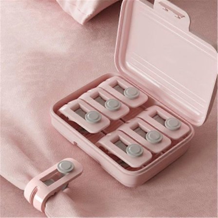 1/6 ST Quilt Fixeringsklämma Lakan Filtar Överdrag Fixeringshållare Halkfri Nålfri Quiltklämma Sänglakan Anti-Glid Anordning