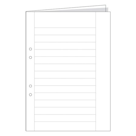 Provskrivp. A3 linj 18 mm vikt 250/fp - Lyreco - Skola och förskola - Förbrukning skola häften - Provskrivningspapper