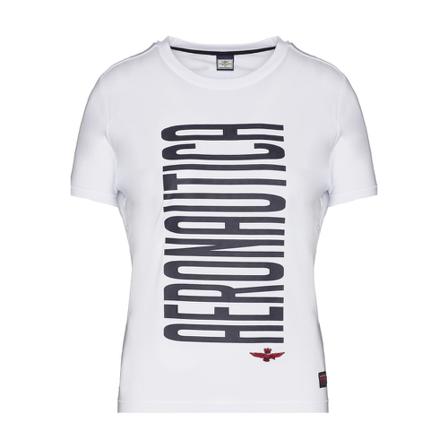 Aeronautica Militare, T-Shirts Wit, Dames, Maat:S,Katoen
