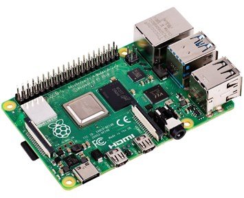 Raspberry Pi Foundation-Pi 4 Model B 4GB RAM-Raspberry Pi 4 Model B 4GB-Computer components-Integrerte prosessorer