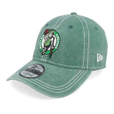 New Era - Verde unconstructed Gorra - Boston Celtics Washed Contrast 9TWENTY Green Dad Cap @ Hatstore