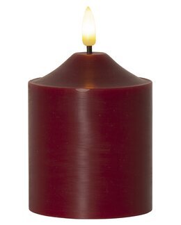 LED Kubbelys Flamme Rød