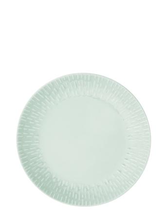 Confetti Lunch Plate W/Relief 1 Pcs . Giftbox Home Tableware Plates Small Plates Green Aida
