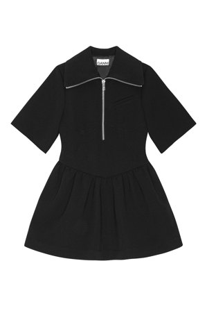 Bonded Crepe Mini Dress 36