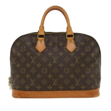 Louis Vuitton Vintage Pre-owned Canvas hndtasker Brun, Dame Vintage Tasker, Størrelse: ONE Size