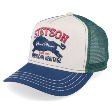 Stetson - Beige trucker Keps - Kids Great Plains Trucker @ Hatstore