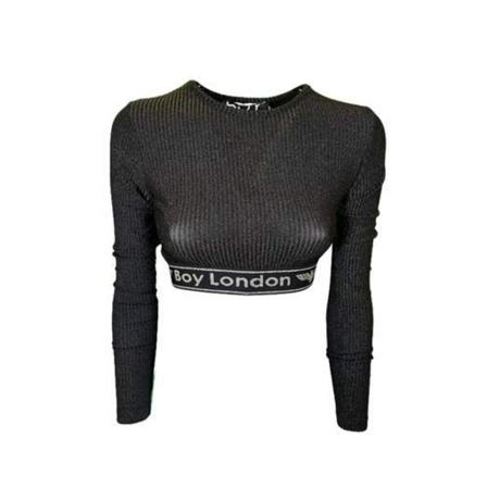 BOY London crop top Sort, Dame