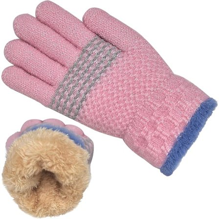 Gs - Lasten neulotut vuoratut lapaset