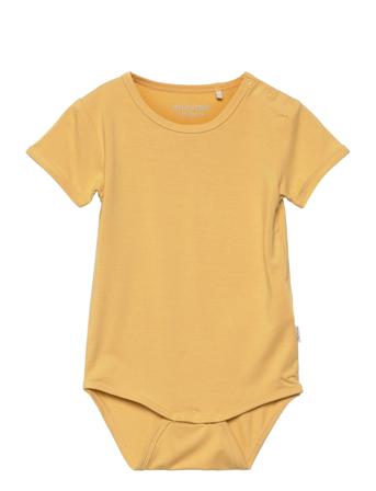 Body Ss - Bamboo Bodies Short-sleeved Gul Minymo