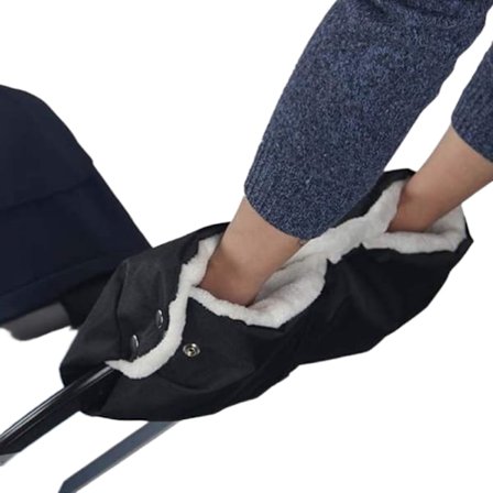 Barnvagnsmuff Svart — pa