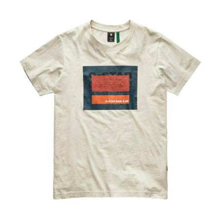 G-star, T-Shirt Beige, Heren, Maat:M