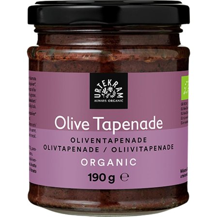 Urtekram Tapenade Kalamata Oliven 190 g, Helse & Madvarer, Smørepålæg, Vegetabilsk Smørepålæg