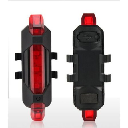 2st Cykelljus Cykelbakljus USB Laddningsljus Bak