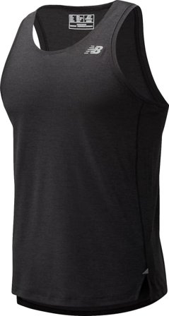 New Balance Men's Impact Run Singlet Men Short sleeved fitness sweater Black M