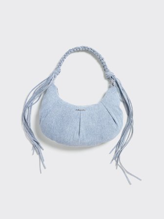 Holzweiler Cocoon Denim Small Bag - Light Blue Mix - Women's - One size
