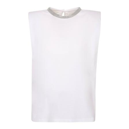 Fabiana Filippi Top Hvid, Dame