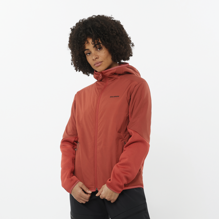 Salomon - Women's Jacket Ouline Warm Hybrid Hd W - Tandoori Spice