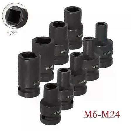 Ny firkantet tappesokkel for pneumatisk skralle Fastnøkkel Suqare tappesokkel for pneumatisk skralle Fastnøkkel