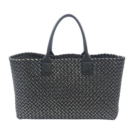 Bottega Veneta Vintage, Tote Bags Zwart, Dames, Maat:ONE Size,leer