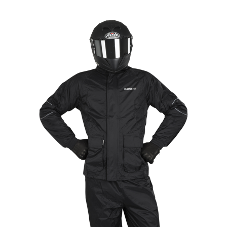 Regenjacke Bering Maniwata Schwarz XS